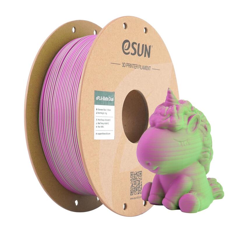 Pla Matte Dual 1,75MM Green Pink 1KG