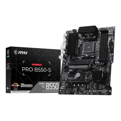 MSI Motherboard Pro B550-S AM4 DDR4 — image 1