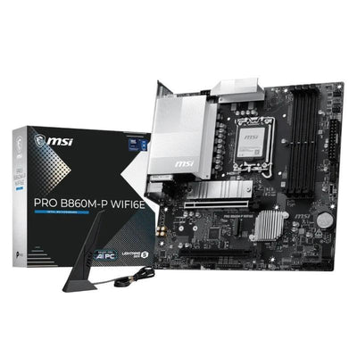 MSI Motherboard Pro B860M-P WIFI6E MATX D5 1851 — image 1