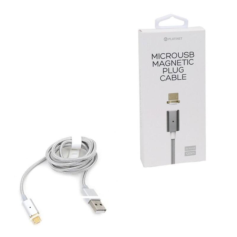 Platinet Cable Magnetic Micro USB - USB 1M