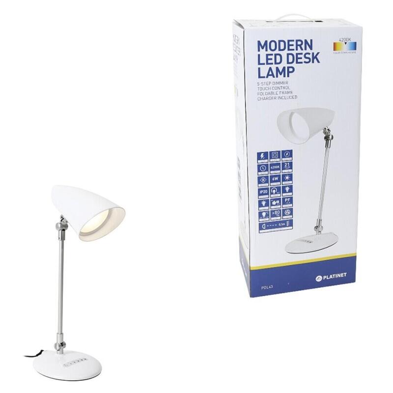 Platinet Lamp Desk 6W 1000 Lux Tradicional