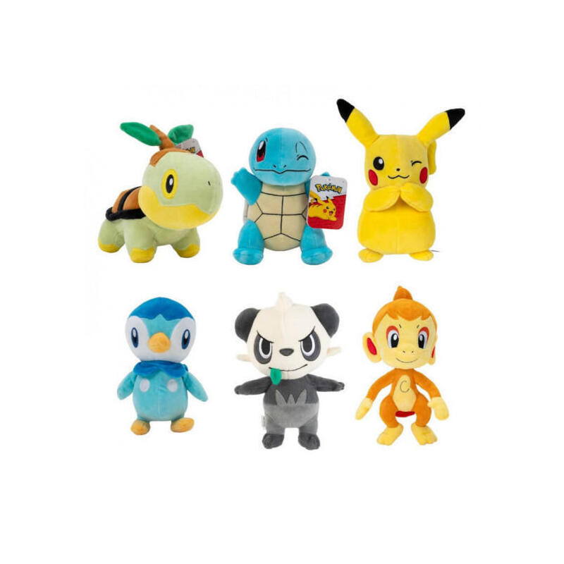 Pokémon Surtido Peluches 21CM X6