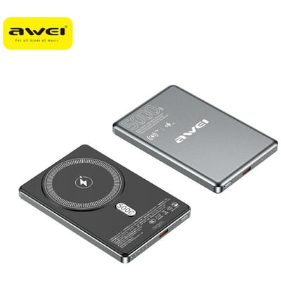 Powerbank PA-30 Magsafe 5000MAH Indukcyjny Szary — image 1