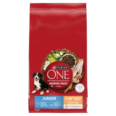 Purina One Med/Max. Junior Chicken & Rice 7KG — image 1