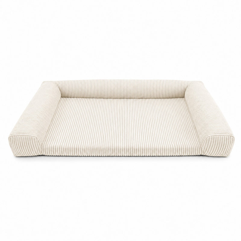 Carré Memory Foam Dog Mattress – Vanilla Beige, XL