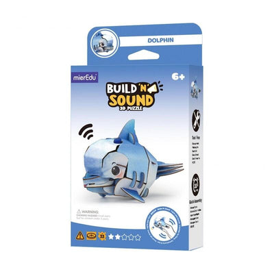 Puzzle 3D Mieredu Buduj I Sluchaj - Delfin — image 1