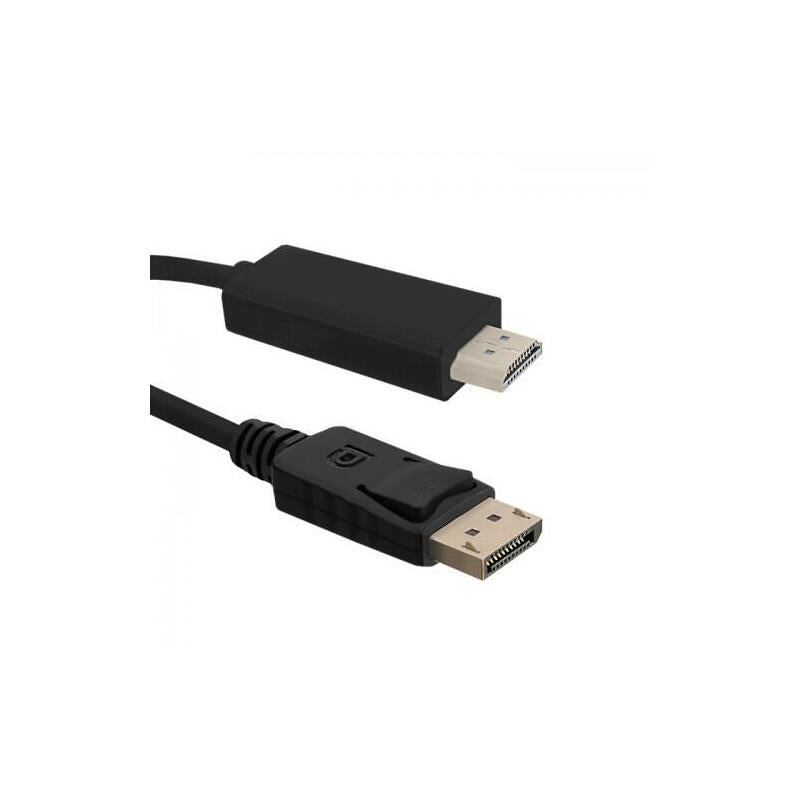 Qoltec 50436 Cable DisplayPort V1.2 HDMI 4KX2K 2M
