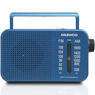 Daewoo Radio Laptop DW1120 With Cable a Batteries Blue — image 1