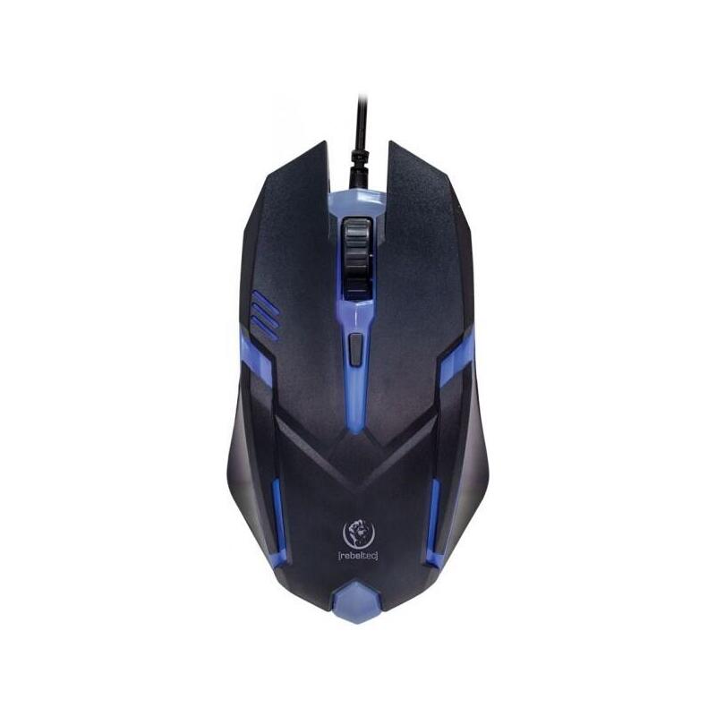 Mouse Jugadores Neon Cable 1,8M