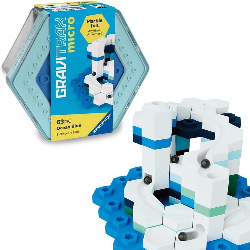Ravensburger Gravitrax Micro Blue Océano 63 PC) 63 Pieces 12020023