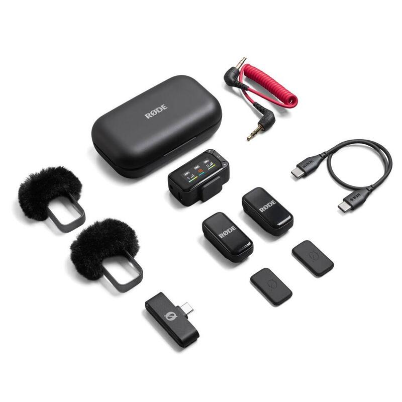 Rode Microphones Wireless Micro USB-C Camera Kit, Microphone Black Plug&play Wimicrockit