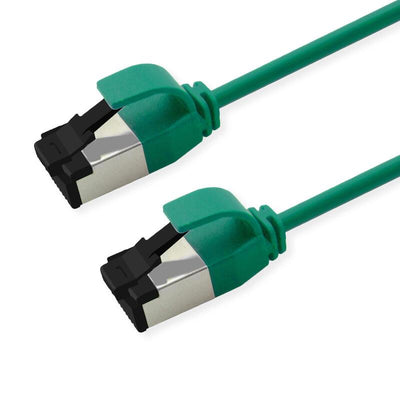 Roline S FTP Network Cable KAT.8.1, Slim, PoE, Gruen, 2M — image 1