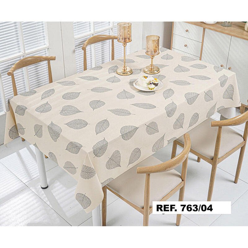 Roll Tablecloth Hoja Silver, 1,40 X 20M