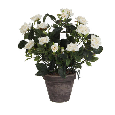 Rosal Colour White Pvc With Plant Pot Grey — image 1