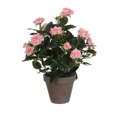 Rosal Colour Pink Pvc With Plant Pot Grey — image 1