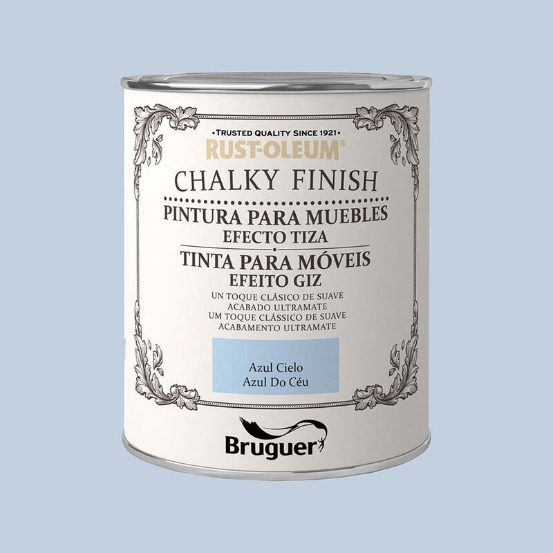 Bruguer Rust-oleum Chalky Finish Muebles Blue Cielo 0,750L 5397549