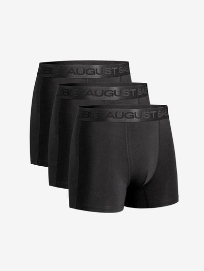 Men’s Celebration Cotton Modal Boxer Briefs Black – 6-Pack