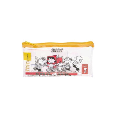 Safta Snoopy Pack School With Portatodo Pvc - Closure Zip - Regla 15CM - 2 Pencils - Sacapuntas - Rubber - Blo — image 1