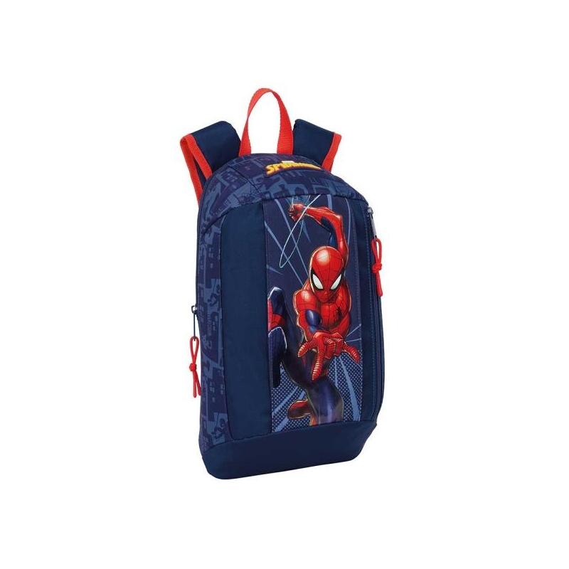 Safta Spider-man Mini Backpack - Hombreras Ergonomicas - Asas Mano - 8.5L - Espalda Acolchada - Ajustables