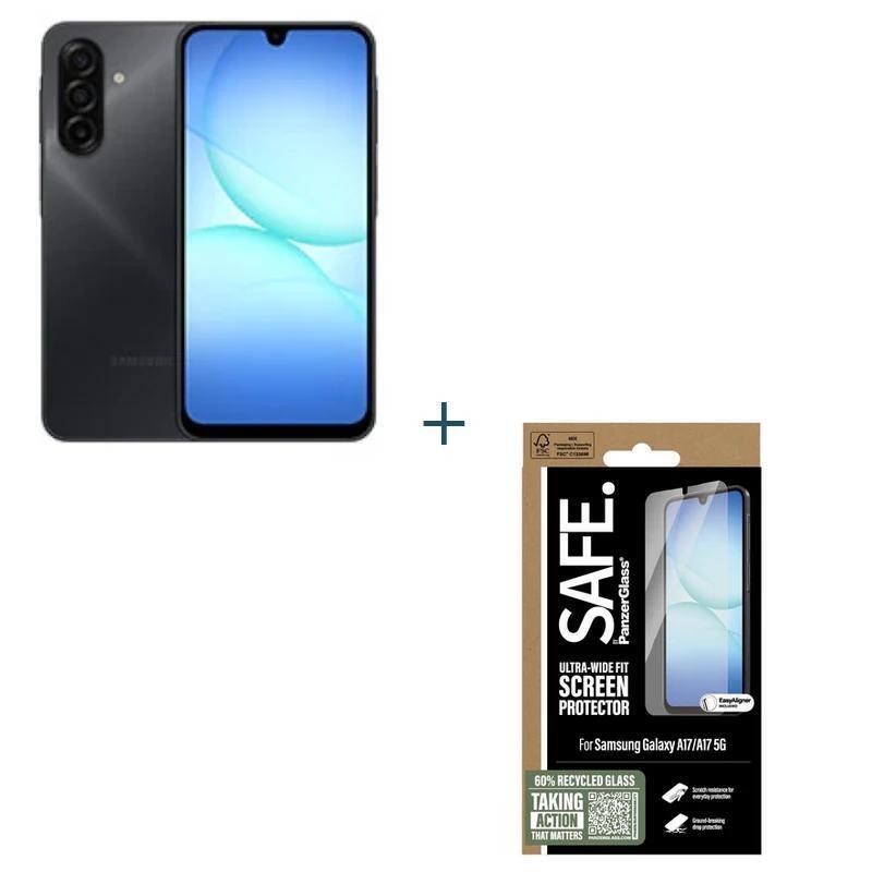 Samsung Galaxy A17 128GB 4GB Black + Prot Safe
