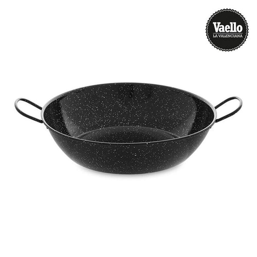 Vaello Frying Pan Honda Esmaltada With Asas Ø34CM. — image 1
