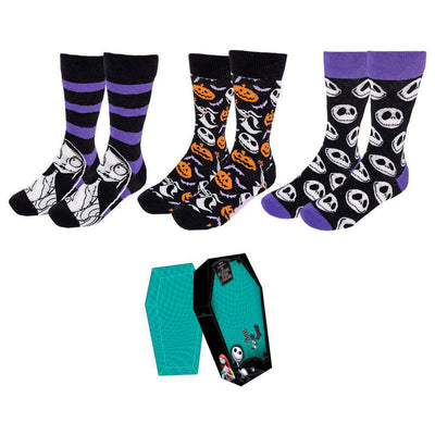 Set 3 Socks Pesadilla Antes Christmas Disney — image 1