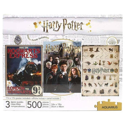 Set 3 Puzzles Harry Potter 500PZS — image 1