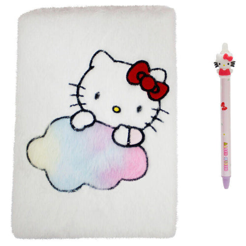 Set Notebook Plush Toy + Pen Hello Kitty — image 1