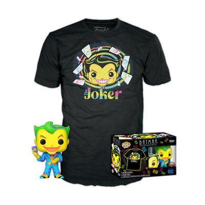 Set Figure Pop & Tee DC Comics Batman Joker Exclusive Size S — image 1