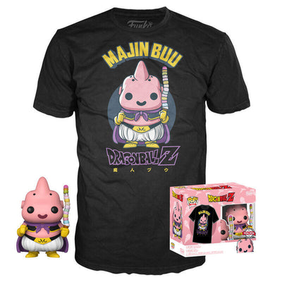Set Figure Pop & Tee Dragon Ball Z Majin Buu Exclusive Size XL — image 1