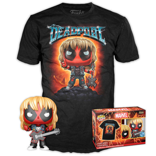 Set Figure Pop & Tee Marvel Deadpool Heavy Metal Size L — image 1
