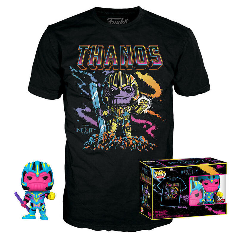 Set Figure Pop & Tee Marvel Infinity Saga Thanos Exclusive Size M