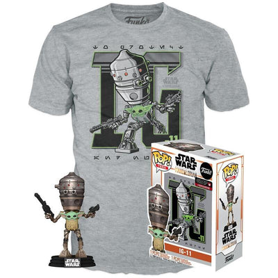 Set Figure Pop & Tee Star Wars IG-11 With The Child Exclusive — image 1