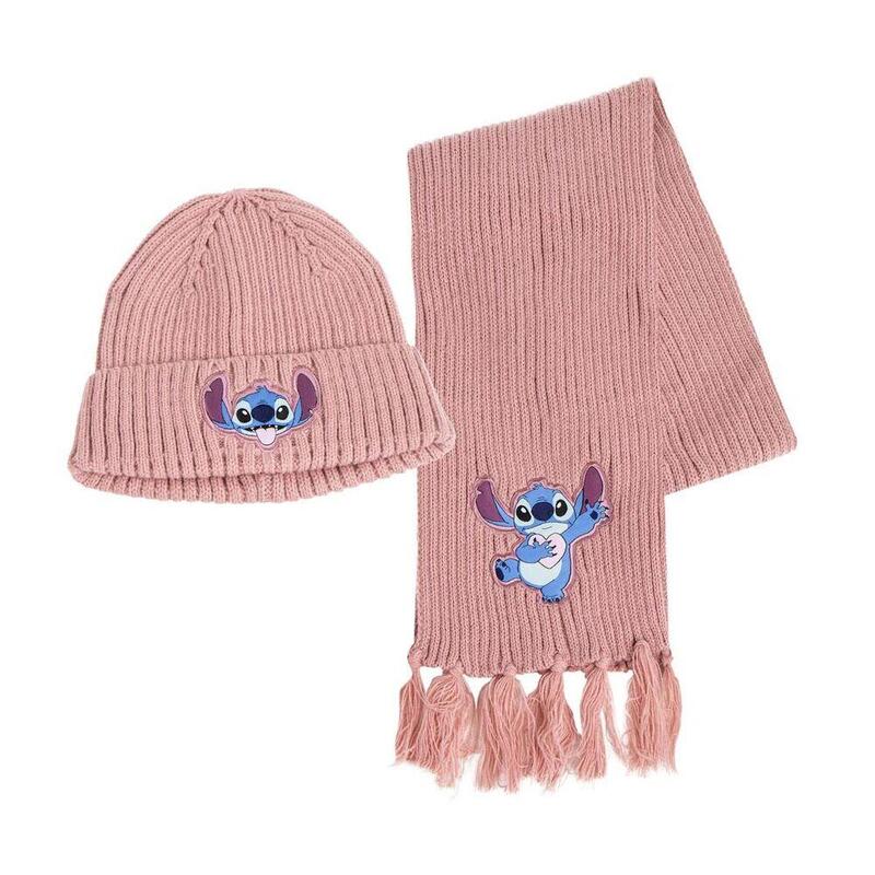 Set Gorro And Scarf Stitch Disney