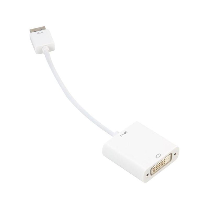 Sharkoon DisplayPort 1.2 DVI24 + 1, White 15CM