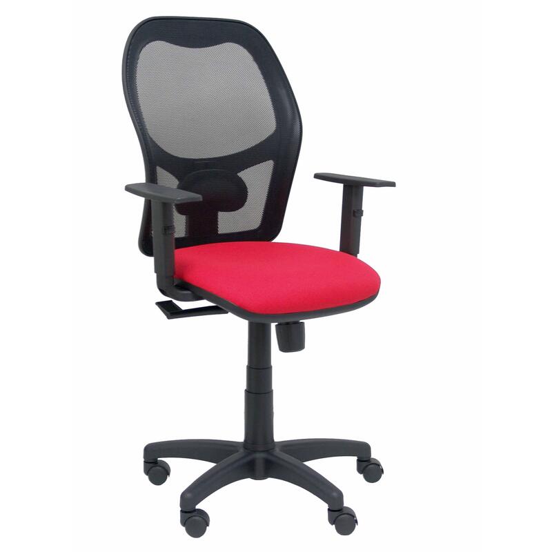 Chair Alocen Mesh Black Asiento Bali Red Arms