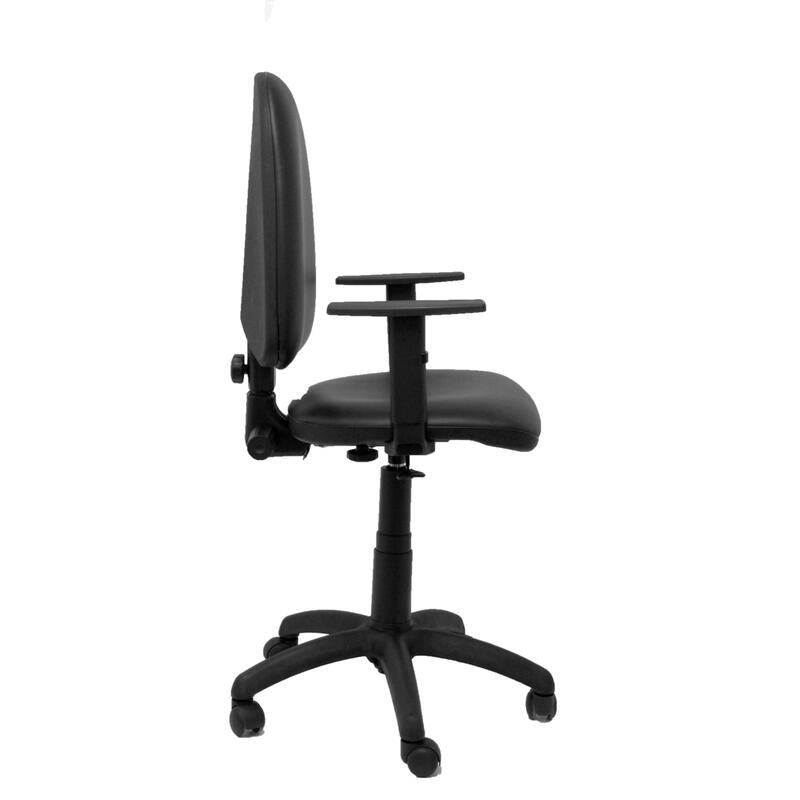 Chair Ayna Similpiel Black With Arms Regulables