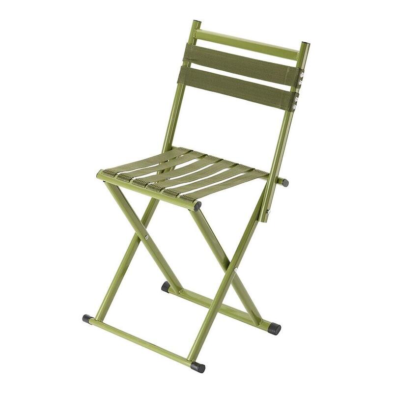 Chair Foldable Travel Green 30 X 30 X 70CM