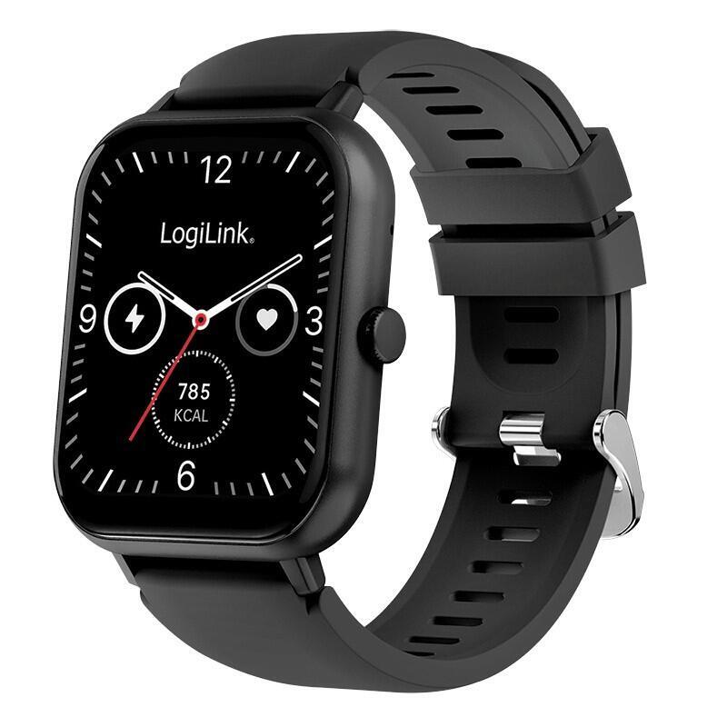 Logilink Smartwatch Edge 1,83 LCD Touchscreen BT5.2 Black
