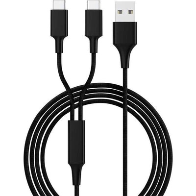 Smrter Hydra Duo Cable Charging Type Usb-c, 120CM, Black Retail — image 1