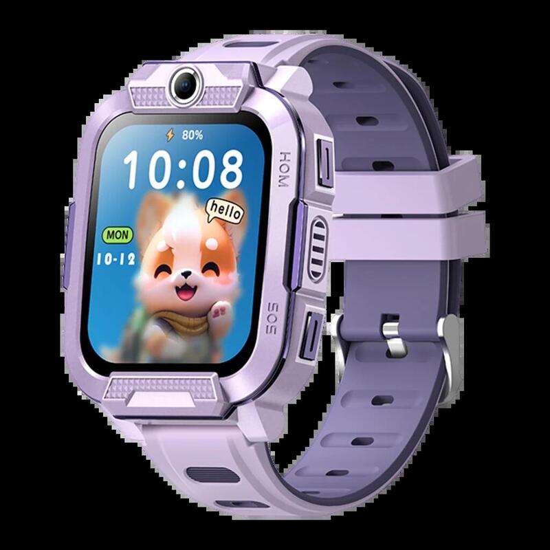 T89 Kids Smart Watch Purple GPS Bluetooth 5.0