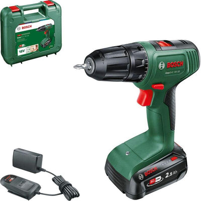 Bosch Drill Bricolaje And Garden Wireless Easydrill 18V-38 Green/Black Battery Li-ion 2,5AH, Case Power For Al — image 1