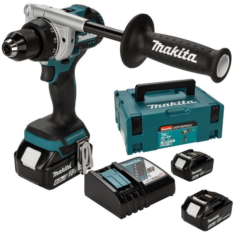 Makita Drill DDF492RG3J a Battery