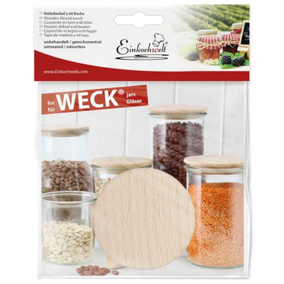 Weck Cover Wood 60MM Haya — image 1