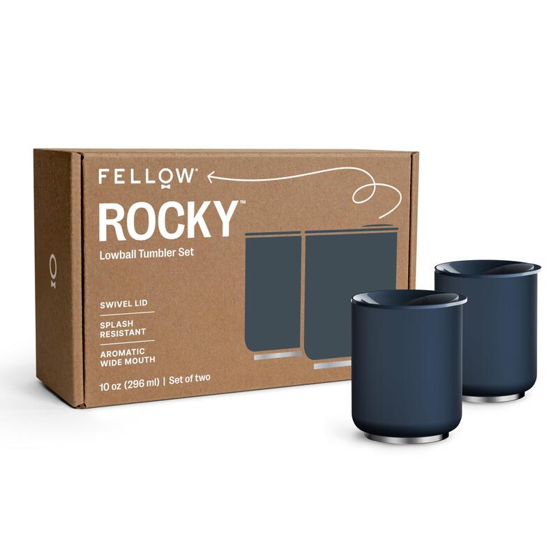 Mug Thermal 295ML, Glass Low Rocky, Blue Marino