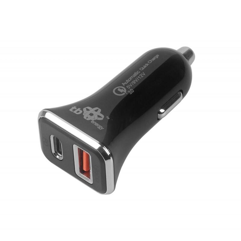TB Car Charger USB a + C Quick Charge
