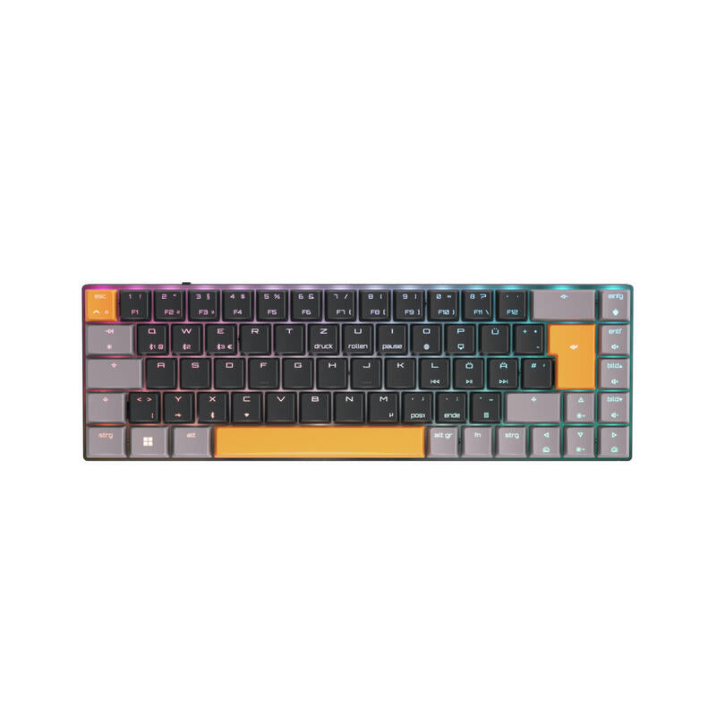 Cherry Keyboard German Mx-lp 2.1 Compact Wireless RF Wireless + Bluetooth Qwertz Black