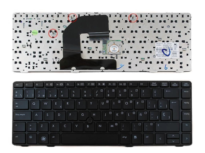 Keyboard Laptop HP Elitebook 8460P 8460W