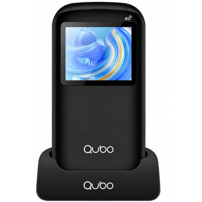 Qubo Phone Mobile Phone P-190BKC 4G Personas Mayores Black — image 1