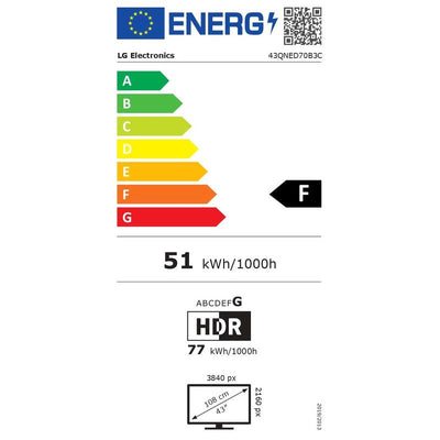 LG TV 43QNED70B3C 43 (109CM) 4K Qned Smart TV — image 1